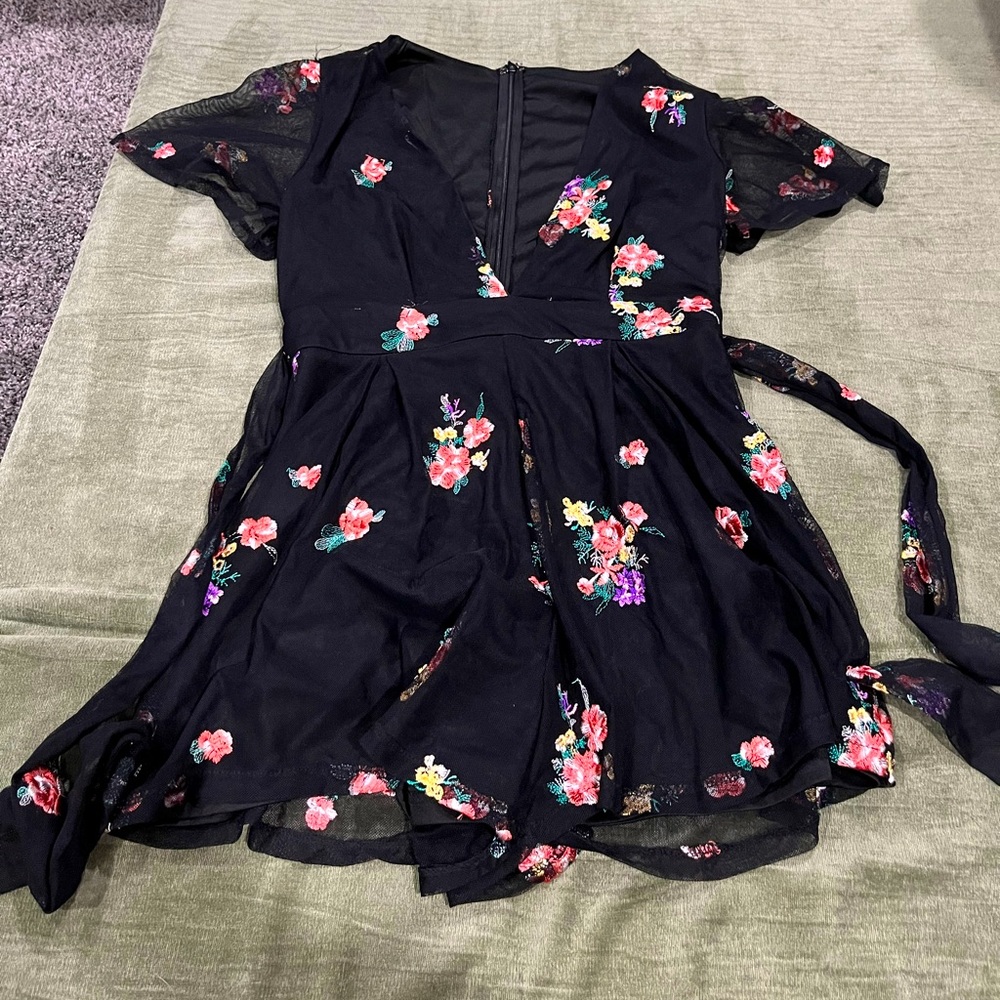 Lulus floral romper